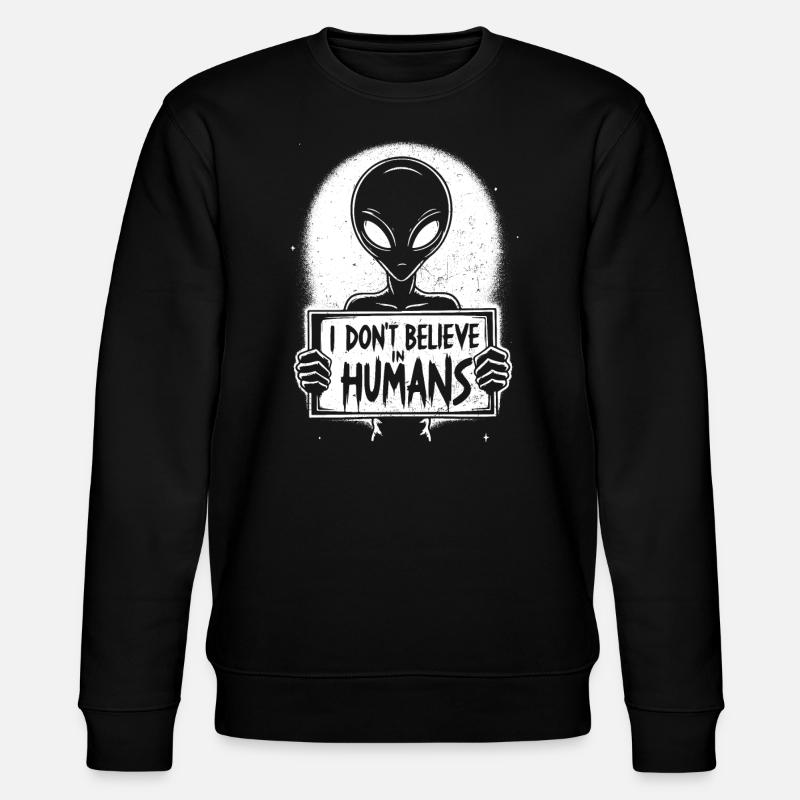 Alien - Stanley/Stella Unisex Bio-Sweatshirt CHANGER  - Schwarz