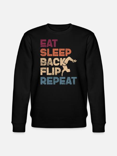 Backflip - Stanley/Stella CHANGER Unisex Organic Sweatshirt - black