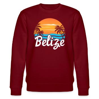Belize Latino Belizean Belizean Maya Cadeau - Sweat bio CHANGER Stanley/Stella Unisexe - bordeaux - Devant - Nik (191cm) & Marisol (170cm)