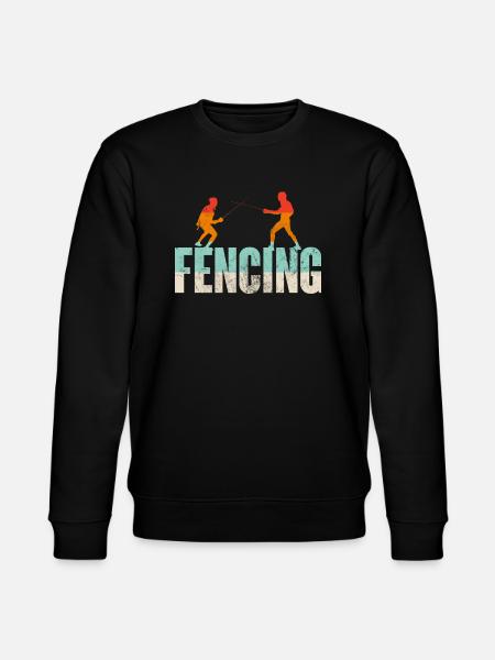 Fencing - Stanley/Stella CHANGER Unisex Organic Sweatshirt - black