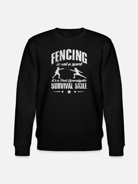 Fencing - Stanley/Stella CHANGER Unisex Organic Sweatshirt - black