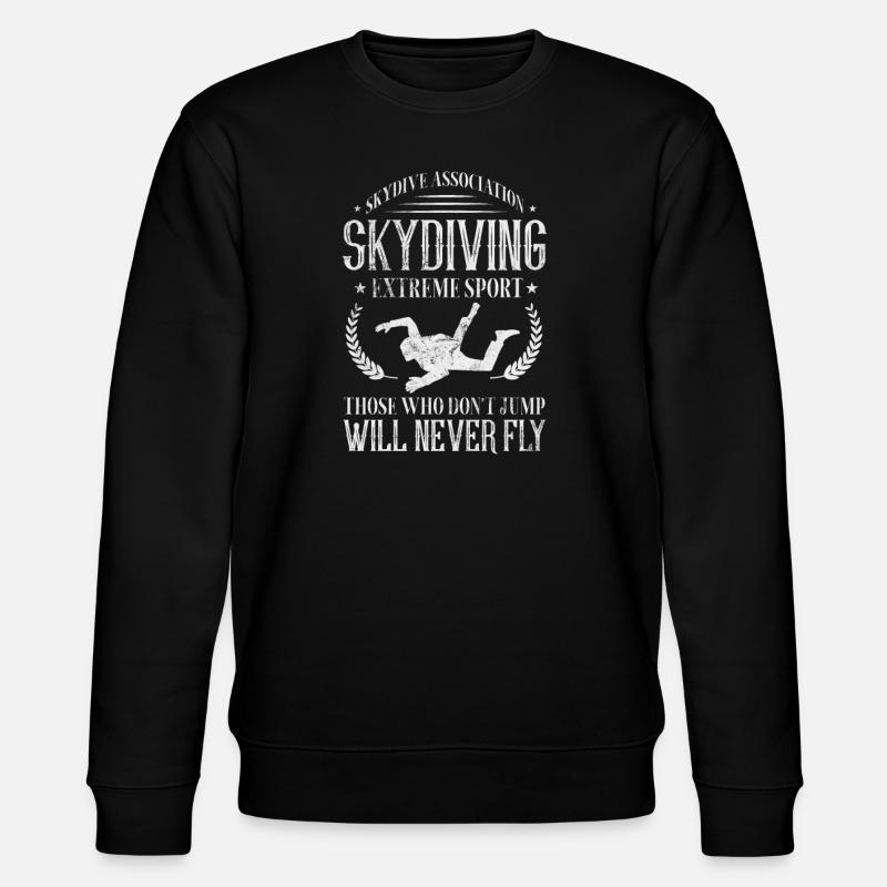 Skydive - Stanley/Stella CHANGER Unisex Organic Sweatshirt - black