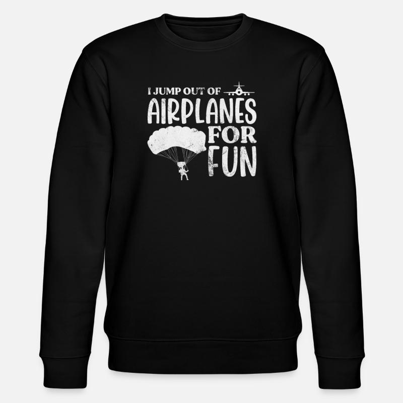 Skydive - Stanley/Stella CHANGER Unisex Organic Sweatshirt - black