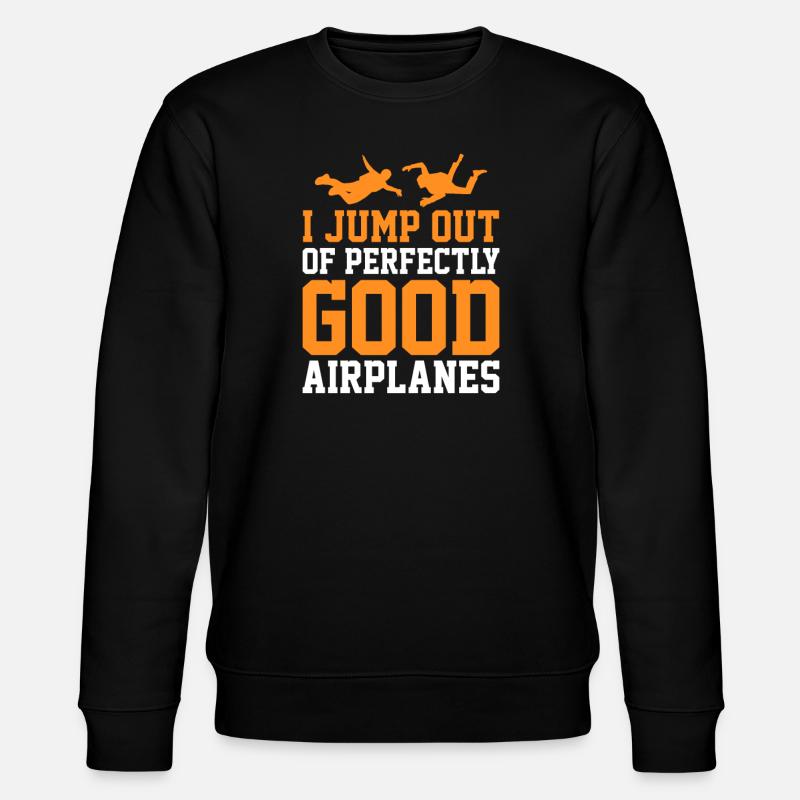 Parachutisme Parachutisme Parachute Cadeau - Sweat bio CHANGER Stanley/Stella Unisexe - noir