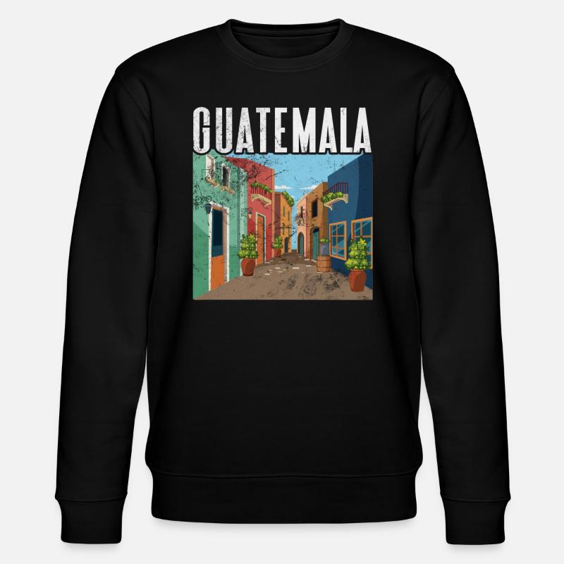 Guatemala - Stanley/Stella CHANGER Unisex Organic Sweatshirt - black