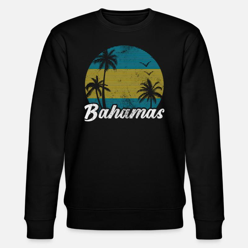 Bahamas - Stanley/Stella Unisex Bio-Sweatshirt CHANGER  - Schwarz