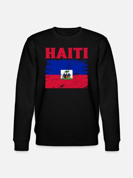 Rejser til Haiti Haitian Caribbean - Stanley/Stella økologisk unisex-sweatshirt CHANGER  - sort
