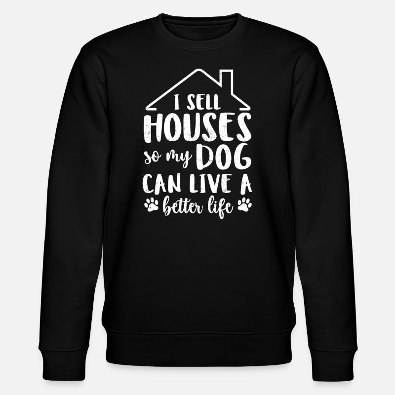 Immobilienmakler - Stanley/Stella Unisex Bio-Sweatshirt CHANGER  - Schwarz
