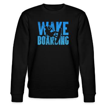 Wakeboard - Sweat bio CHANGER Stanley/Stella Unisexe - noir - Devant - Nik (191cm) & Marisol (170cm)