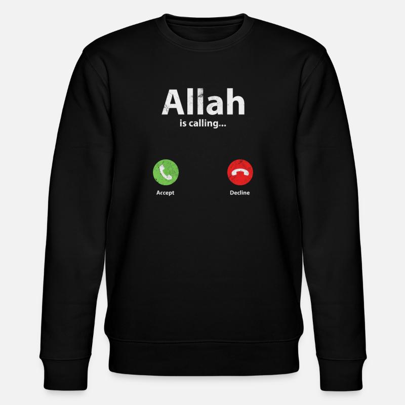 Muslim - Stanley/Stella Unisex Bio-Sweatshirt CHANGER  - Schwarz