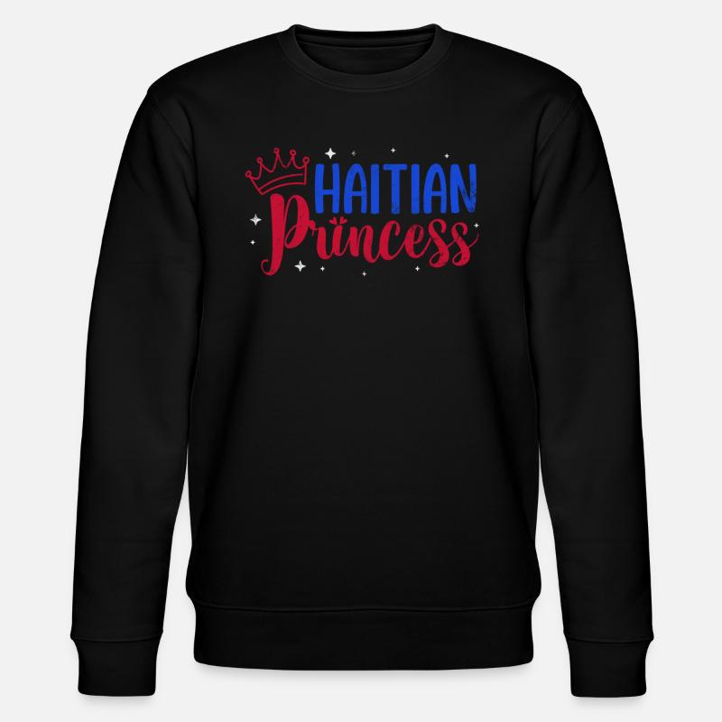 Haiti - Stanley/Stella Unisex Bio-Sweatshirt CHANGER  - Schwarz