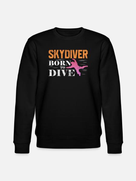 Skydive - Stanley/Stella CHANGER Unisex Organic Sweatshirt - black