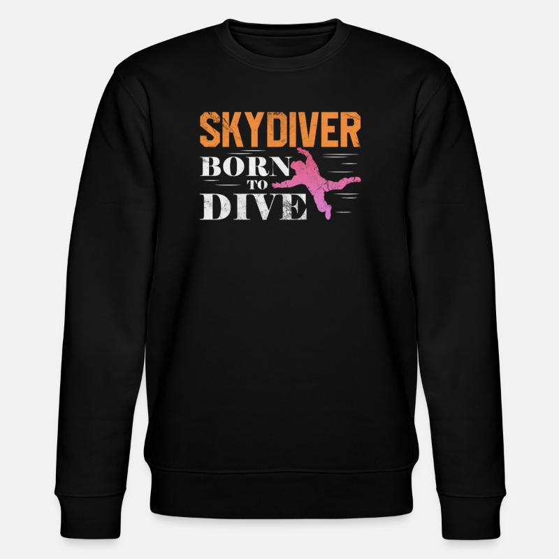 Skydive - Stanley/Stella CHANGER Unisex Organic Sweatshirt - black