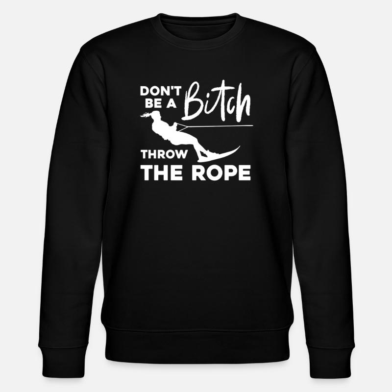 Wakeboard Wakeboarder Wakeboarding Geschenk - Stanley/Stella Unisex Bio-Sweatshirt CHANGER  - Schwarz