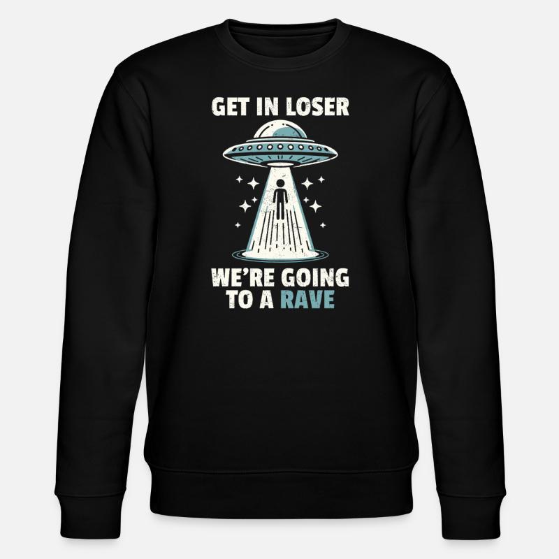 Alien - Stanley/Stella Unisex Bio-Sweatshirt CHANGER  - Schwarz