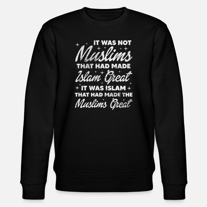 Muslim - Stanley/Stella Unisex Bio-Sweatshirt CHANGER  - Schwarz