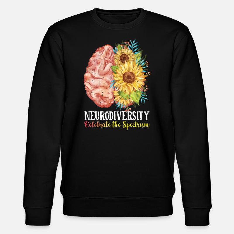 Autism - Stanley/Stella CHANGER Unisex Organic Sweatshirt - black