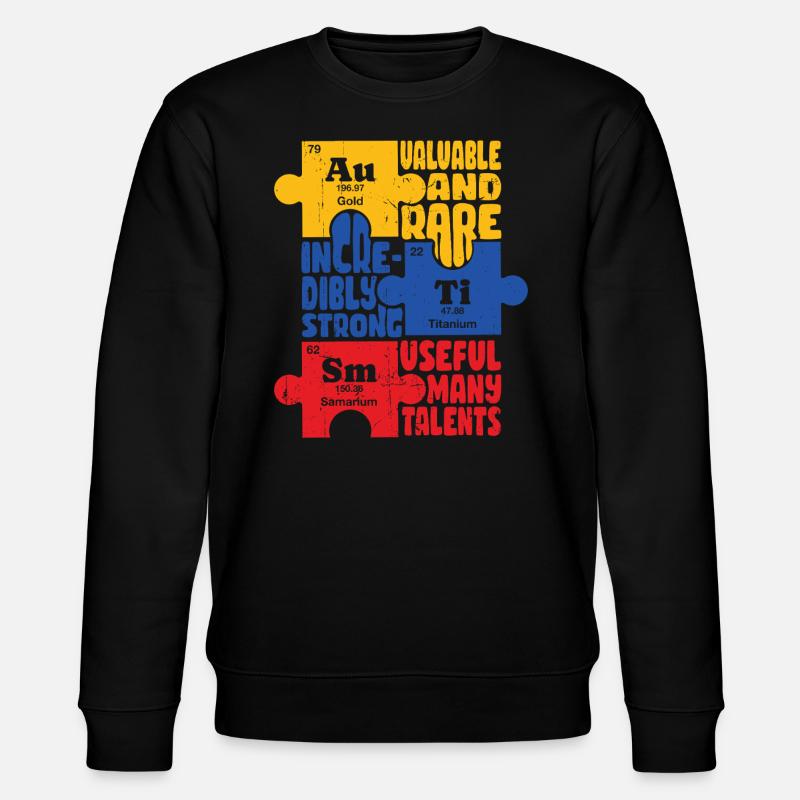 Autisme - Sweat bio CHANGER Stanley/Stella Unisexe - noir