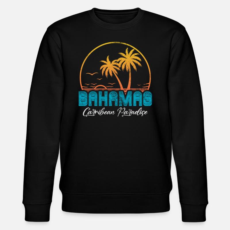 Bahamas - Stanley/Stella Unisex Bio-Sweatshirt CHANGER  - Schwarz