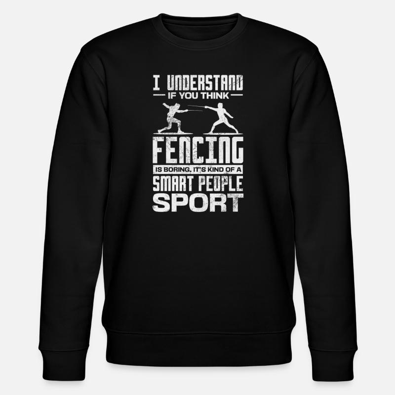 Fechten - Stanley/Stella Unisex Bio-Sweatshirt CHANGER  - Schwarz