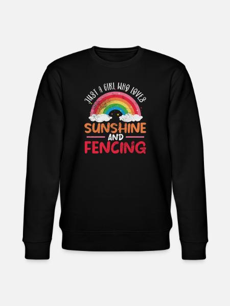 fencing - Stanley/Stella CHANGER Unisex Organic Sweatshirt - black