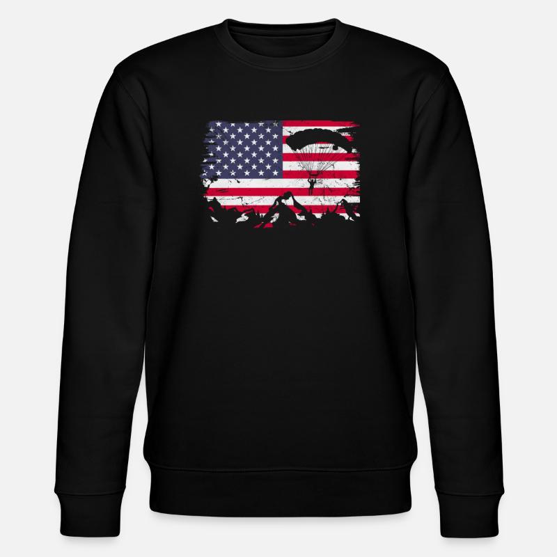 Skydive - Stanley/Stella CHANGER Unisex Organic Sweatshirt - black