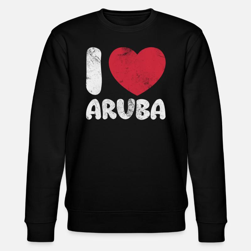 Aruba - Stanley/Stella Unisex Bio-Sweatshirt CHANGER  - Schwarz
