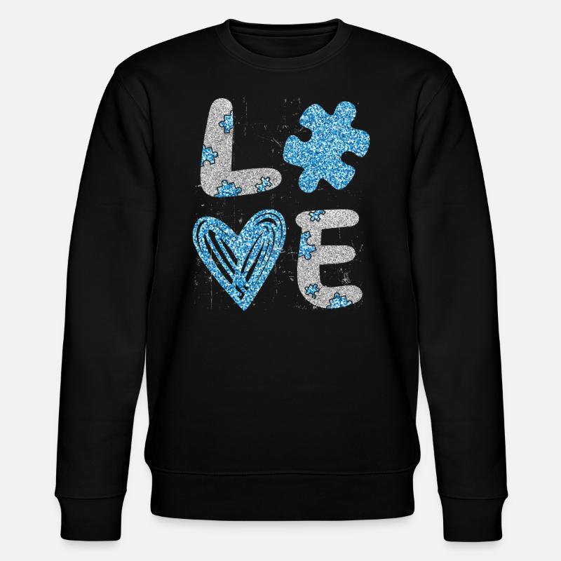 Autismus - Stanley/Stella Unisex Bio-Sweatshirt CHANGER  - Schwarz