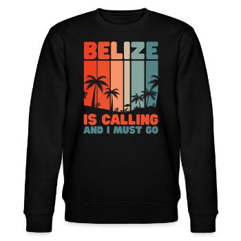 Belize Latino Belizean Belizean Maya Cadeau - Sweat bio CHANGER Stanley/Stella Unisexe - noir - Devant - Nik (191cm) & Marisol (170cm)