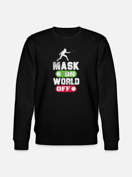 Fencing - Stanley/Stella CHANGER Unisex Organic Sweatshirt - black