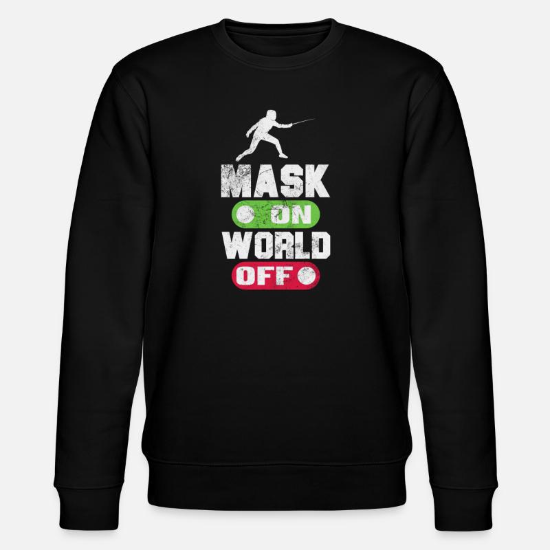 Fencing - Stanley/Stella CHANGER Unisex Organic Sweatshirt - black
