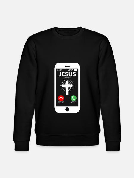 Jesus Calling Faith - Stanley/Stella CHANGER Unisex Organic Sweatshirt - black