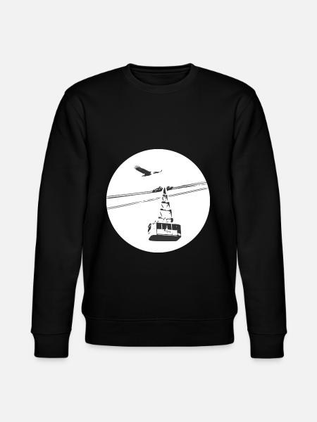 Gondola with eagle black - Stanley/Stella CHANGER Unisex Organic Sweatshirt - black