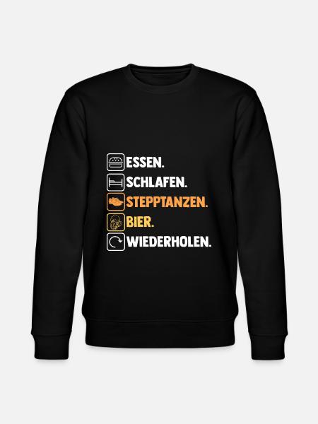 Tänzer Bier Stepptanz - Stanley/Stella Unisex Bio-Sweatshirt CHANGER - Schwarz