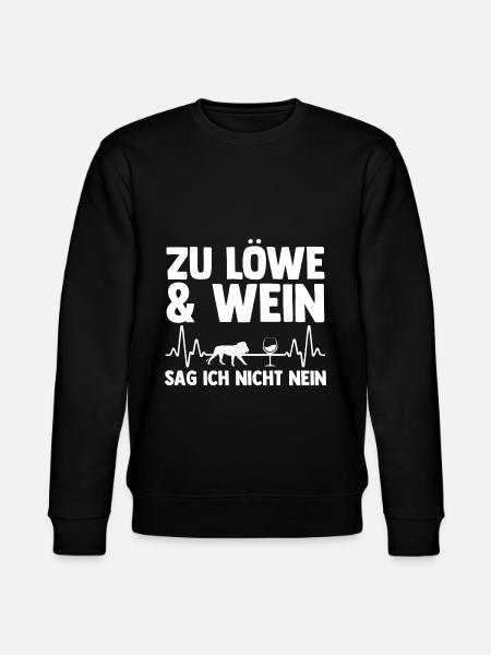 Löwe Löwen - Stanley/Stella Unisex Bio-Sweatshirt CHANGER - Schwarz