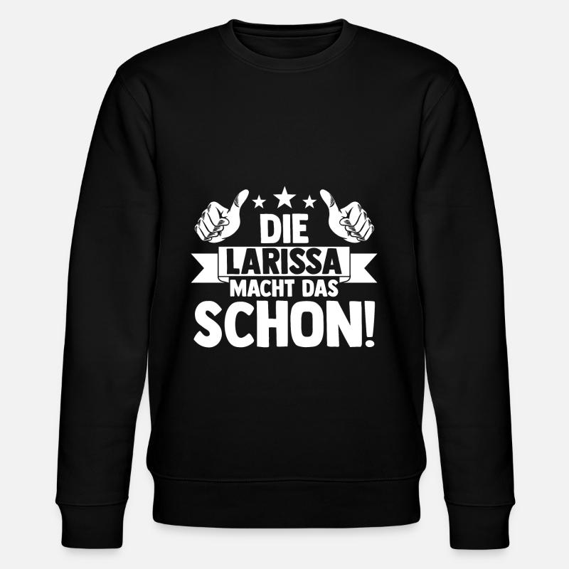 Larissa - Stanley/Stella Unisex Bio-Sweatshirt CHANGER  - Schwarz