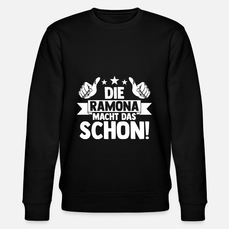 Ramona - Stanley/Stella Unisex Bio-Sweatshirt CHANGER  - Schwarz
