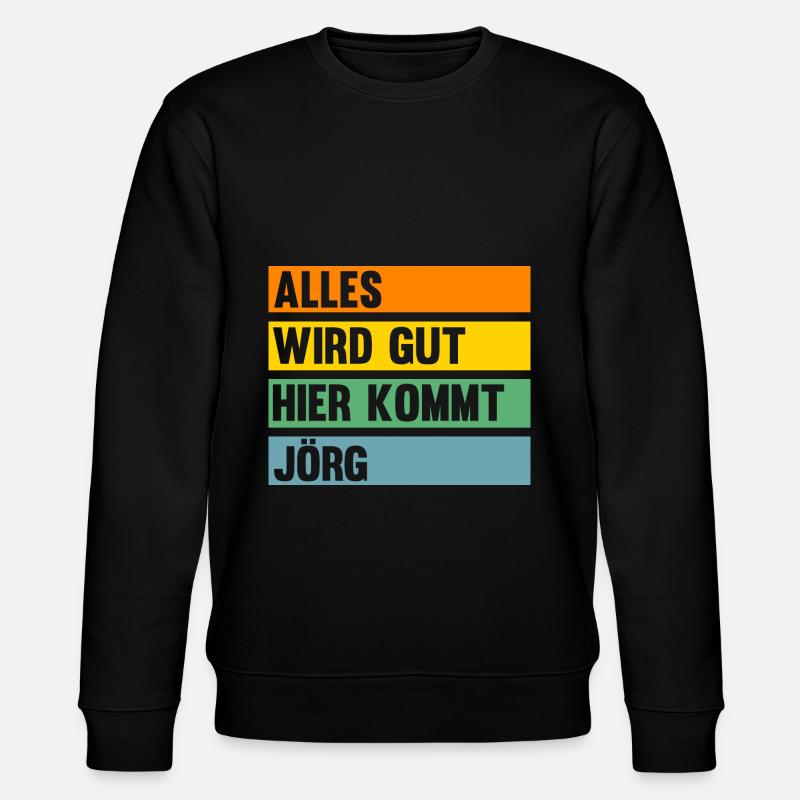 Jorg - Stanley/Stella Unisex Bio-Sweatshirt CHANGER  - Schwarz