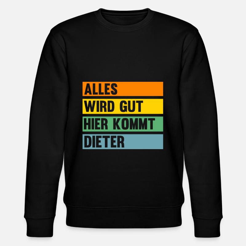 Dieter - Stanley/Stella Unisex Bio-Sweatshirt CHANGER - Schwarz