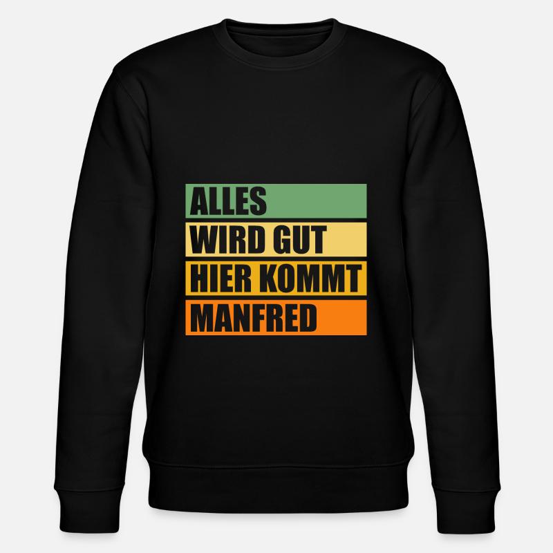 Manfred - Sweat bio CHANGER Stanley/Stella Unisexe - noir