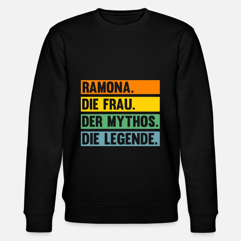 Ramona - Stanley/Stella Unisex Bio-Sweatshirt CHANGER  - Schwarz