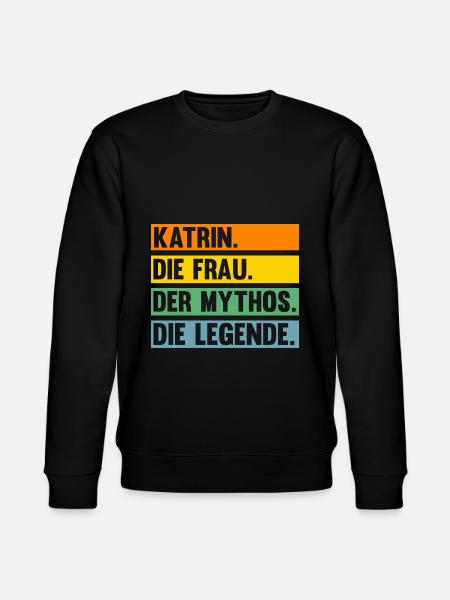 Katrin - Stanley/Stella Unisex Bio-Sweatshirt CHANGER  - Schwarz