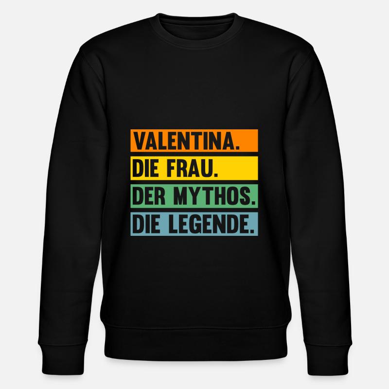 Valentina - Stanley/Stella Unisex Bio-Sweatshirt CHANGER  - Schwarz