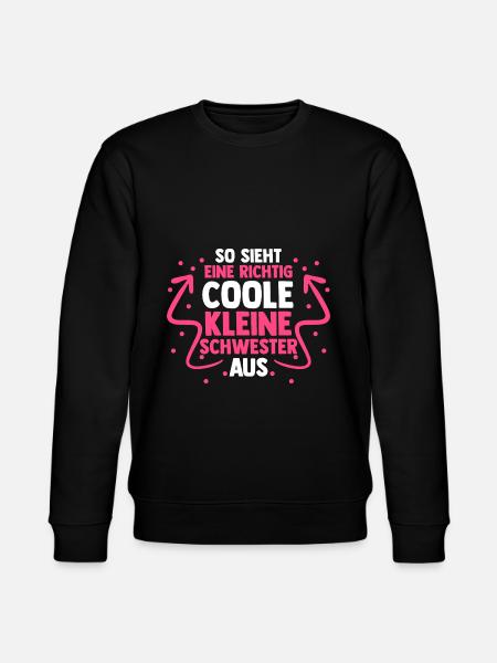 Geschwister Schwestern Schwester - Stanley/Stella Unisex Bio-Sweatshirt CHANGER  - Schwarz
