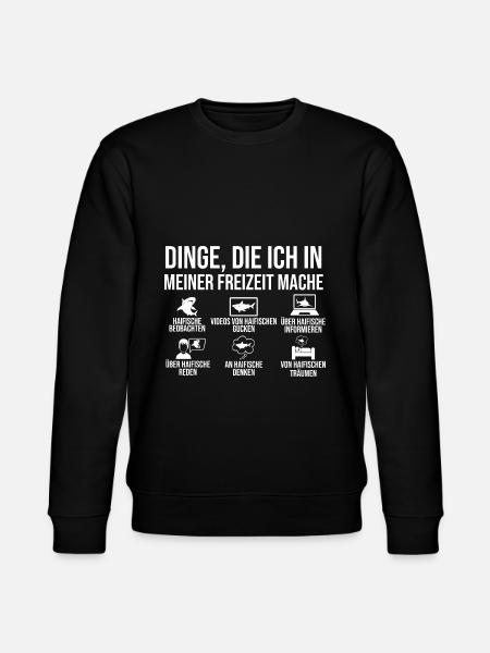 Fische Haifisch - Stanley/Stella Unisex Bio-Sweatshirt CHANGER - Schwarz