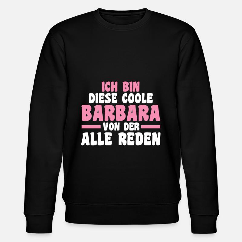 Barbara - Stanley/Stella Unisex Bio-Sweatshirt CHANGER - Schwarz