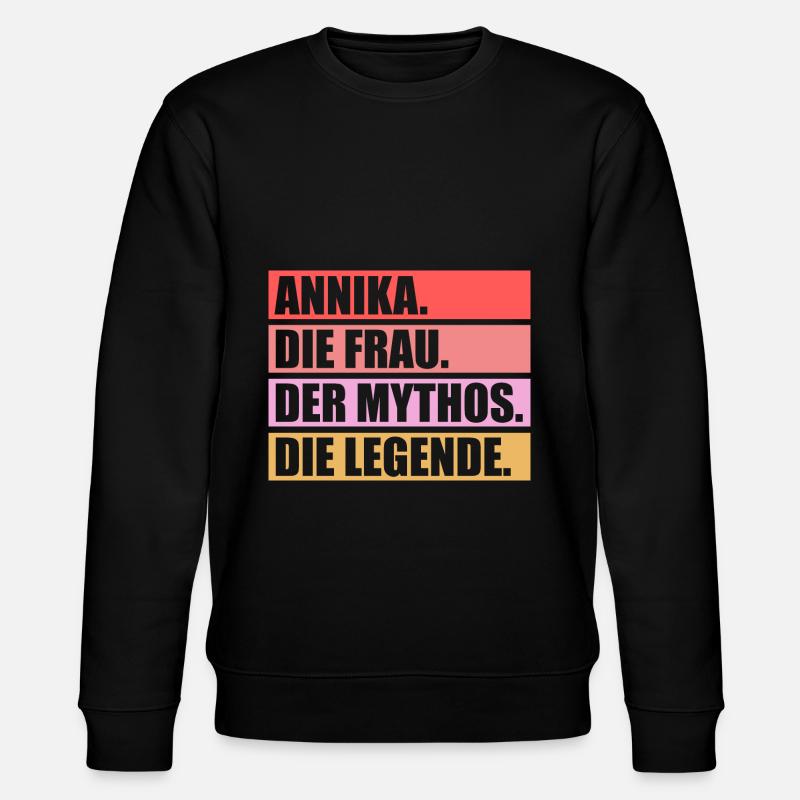 Annika - Stanley/Stella Unisex Bio-Sweatshirt CHANGER  - Schwarz