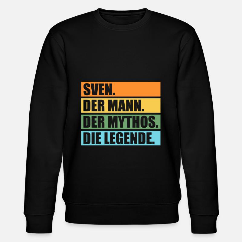 Sven - Stanley/Stella Unisex Bio-Sweatshirt CHANGER  - Schwarz