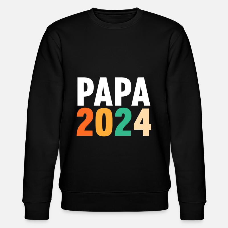 Futur papa 2037 - Sweat bio CHANGER Stanley/Stella Unisexe - noir