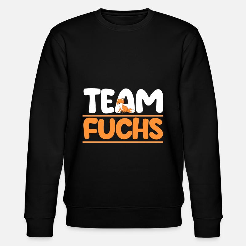 Fuchs - Stanley/Stella Unisex Bio-Sweatshirt CHANGER  - Schwarz